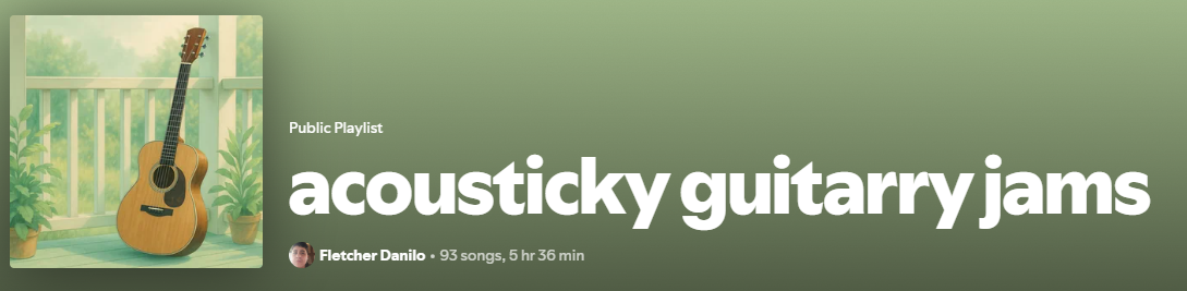 acousticky guitarry jams